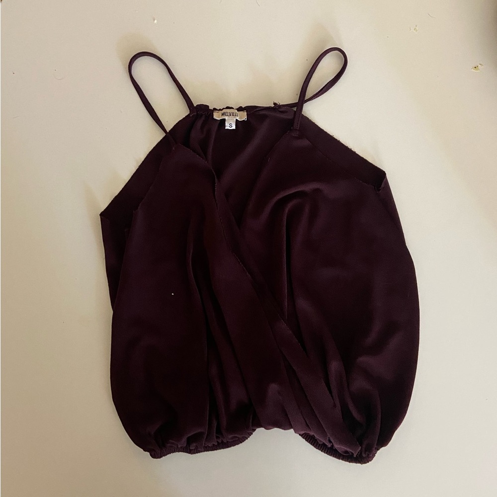 Brandy Melville Burgundy Tank Crop Top